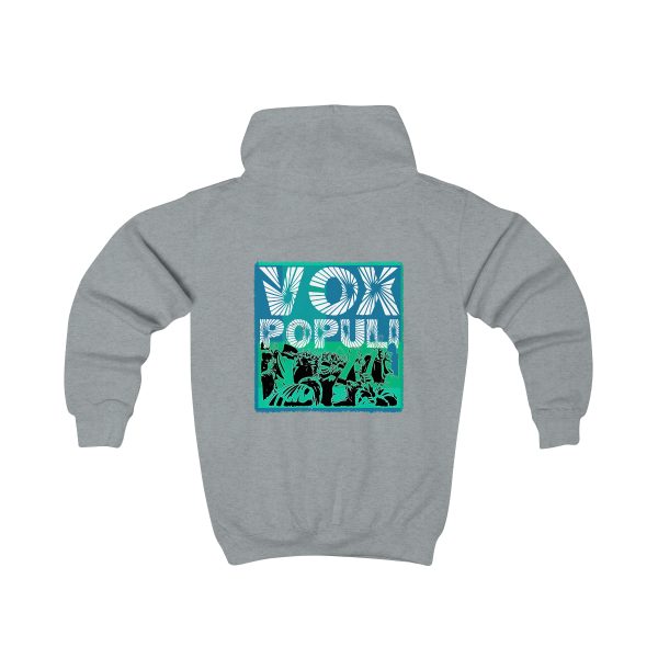 Kids Hoodie - VOX POPULI (Back Logo) - Image 13