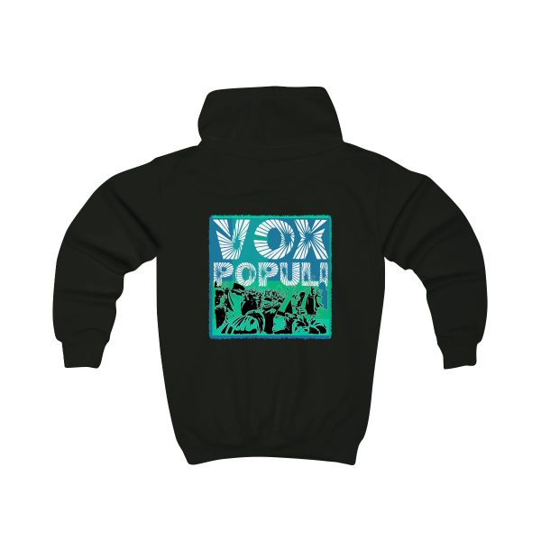 Kids Hoodie - VOX POPULI (Back Logo) - Image 5