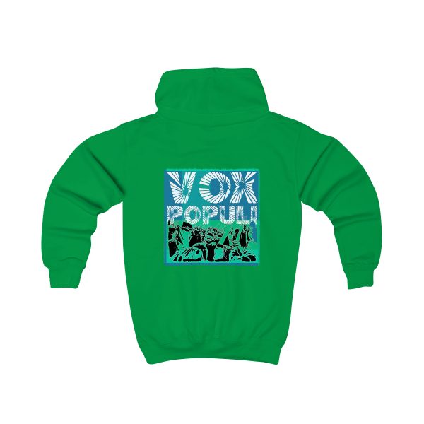 Kids Hoodie - VOX POPULI (Back Logo) - Image 7