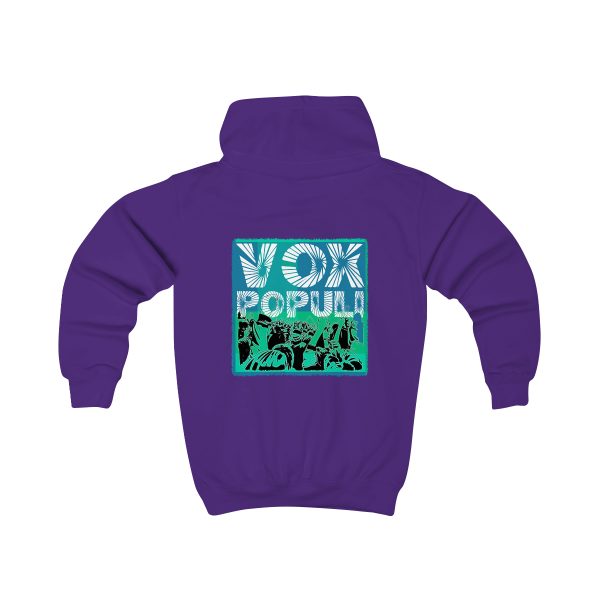 Kids Hoodie - VOX POPULI (Back Logo) - Image 19