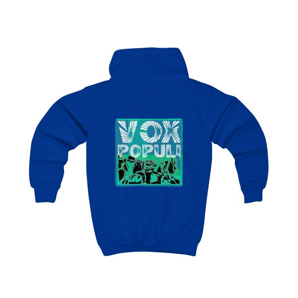 Kids Hoodie - VOX POPULI (Back Logo) - Image 15