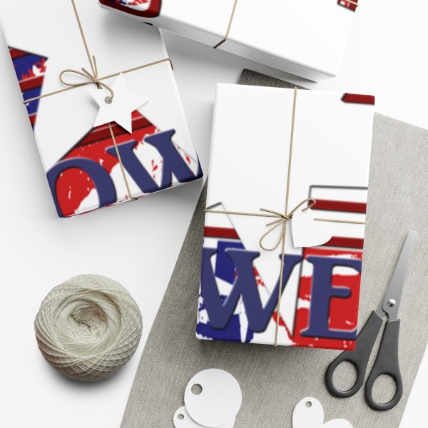 Gift Wrap Papers - TRUMP POWER - Stars and Stripes - Image 2