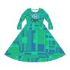Women's Long Sleeve Dance Dress (AOP) - VOX POPULI - Image 2