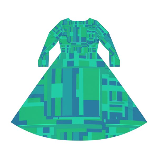 Women's Long Sleeve Dance Dress (AOP) - VOX POPULI - Image 3