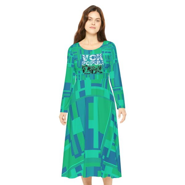 Women's Long Sleeve Dance Dress (AOP) - VOX POPULI - Image 4