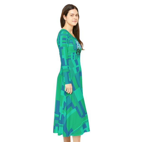 Women's Long Sleeve Dance Dress (AOP) - VOX POPULI - Image 7