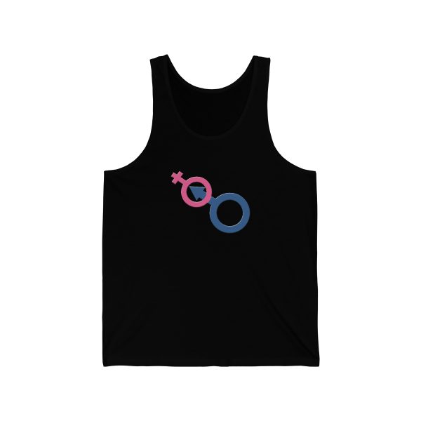 Unisex Jersey Tank - Man In Woman - Image 3