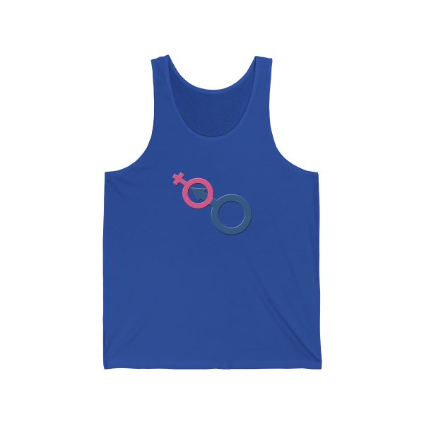 Unisex Jersey Tank - Man In Woman - Image 6