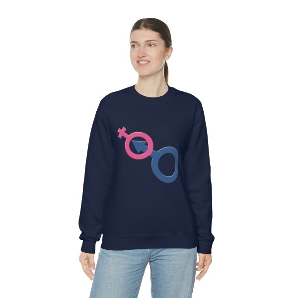 Unisex Heavy Blend™ Crewneck Sweatshirt - Man In Woman - Image 45