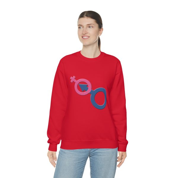 Unisex Heavy Blend™ Crewneck Sweatshirt - Man In Woman - Image 53