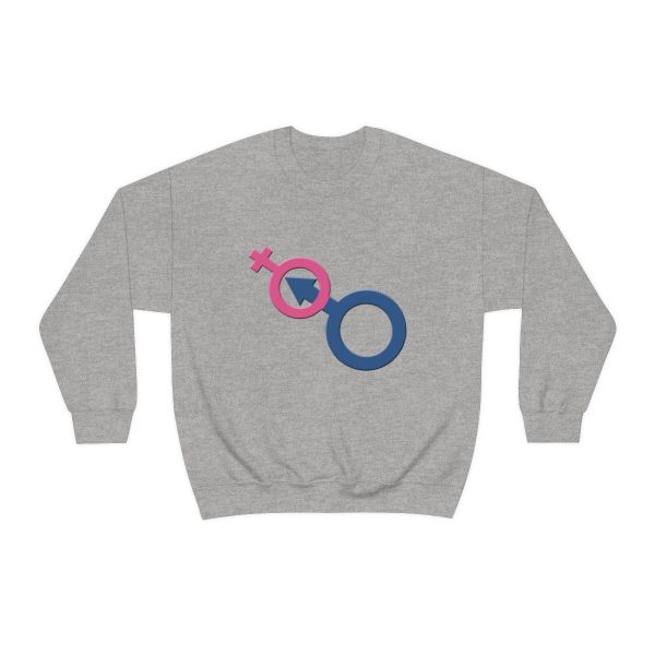 Unisex Heavy Blend™ Crewneck Sweatshirt - Man In Woman - Image 25