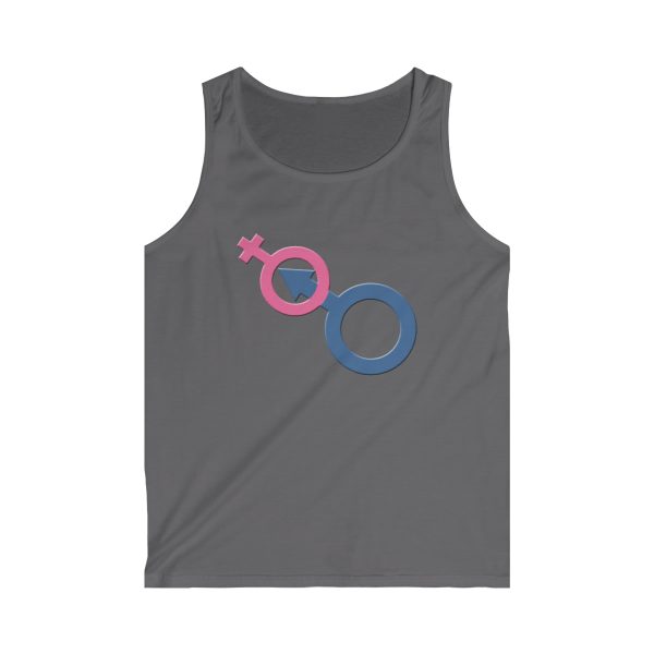 Men's Softstyle Tank Top - Man In Woman - Image 7