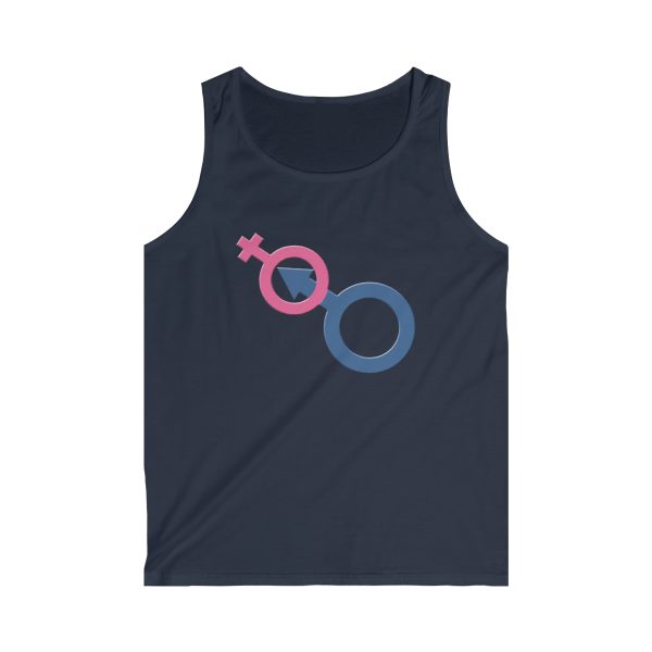 Men's Softstyle Tank Top - Man In Woman - Image 9