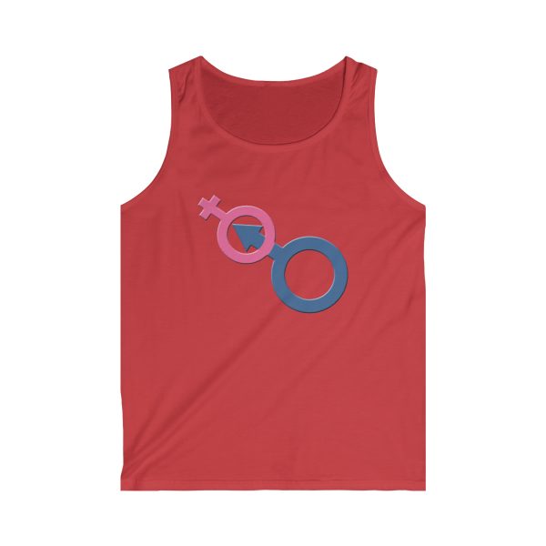 Men's Softstyle Tank Top - Man In Woman - Image 11