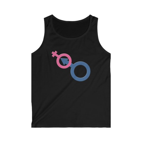 Men's Softstyle Tank Top - Man In Woman