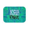 Bath Mat - VOX POPULI Round Logo - Multi Turquoise BG