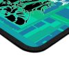 Gaming Mouse Pad - VOX POPULI Square Logo - Multi Turquoise BG - Image 4