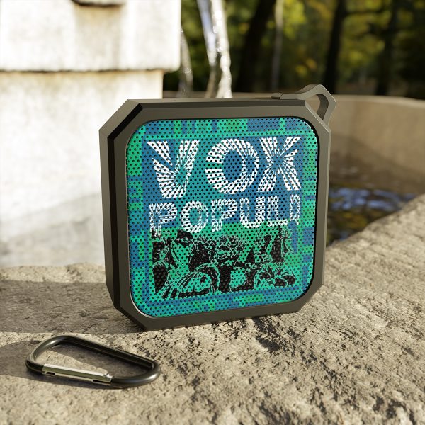 Blackwater Outdoor Bluetooth Speaker - VOX POPULI Square Logo - Multi Turquoise BG