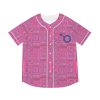 Men's Baseball Jersey (AOP) - Man In Woman Faded Pink Geometric BG - Image 8