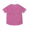 Men's Baseball Jersey (AOP) - Man In Woman Faded Pink Geometric BG - Image 27