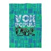 Microfiber Duvet Cover - VOX POPULI Square Logo - Multi Turquoise BG - Image 13