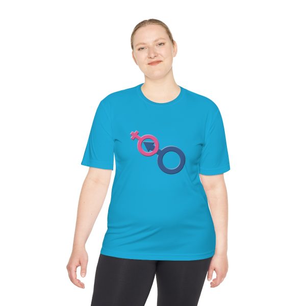 Unisex Moisture Wicking Tee - Man In Woman - Image 24