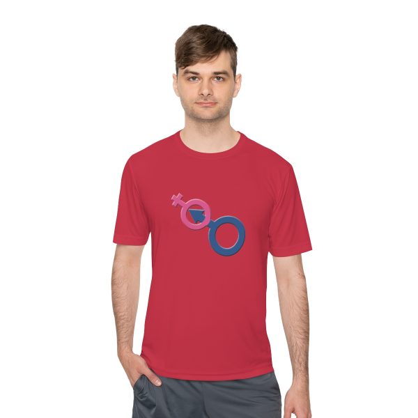 Unisex Moisture Wicking Tee - Man In Woman - Image 39