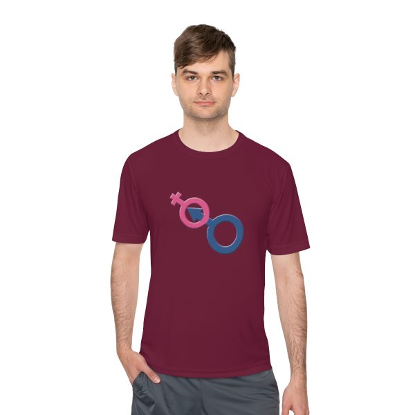 Unisex Moisture Wicking Tee - Man In Woman - Image 43
