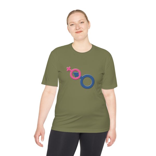 Unisex Moisture Wicking Tee - Man In Woman - Image 12