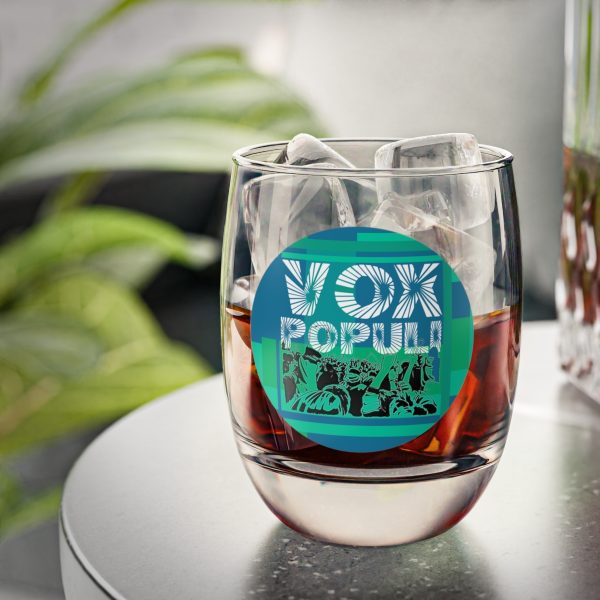 Whiskey Glass - VOX POPULI Round Logo