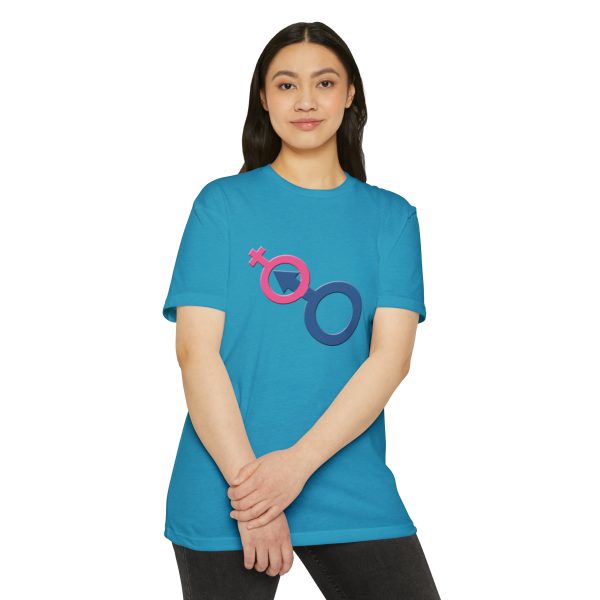 Unisex CVC Jersey T-shirt - Man In Woman - Image 42