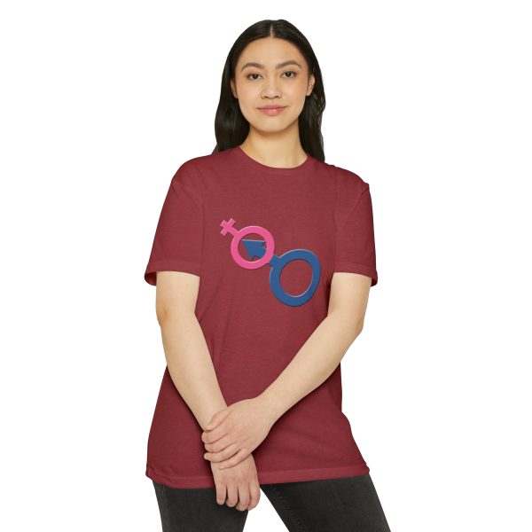 Unisex CVC Jersey T-shirt - Man In Woman - Image 77