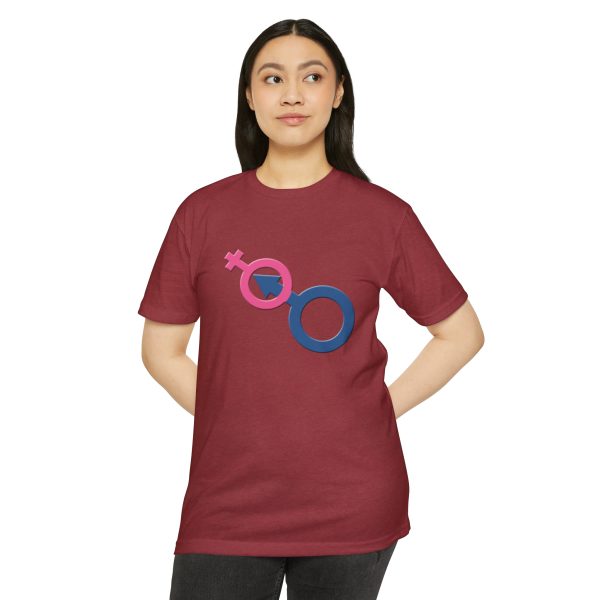 Unisex CVC Jersey T-shirt - Man In Woman - Image 71