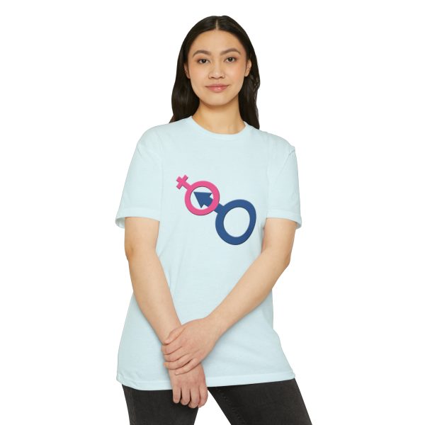 Unisex CVC Jersey T-shirt - Man In Woman - Image 7