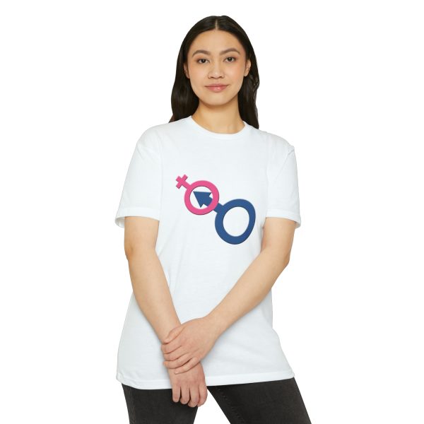 Unisex CVC Jersey T-shirt - Man In Woman - Image 49