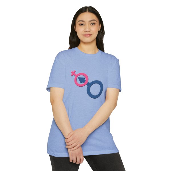 Unisex CVC Jersey T-shirt - Man In Woman - Image 56