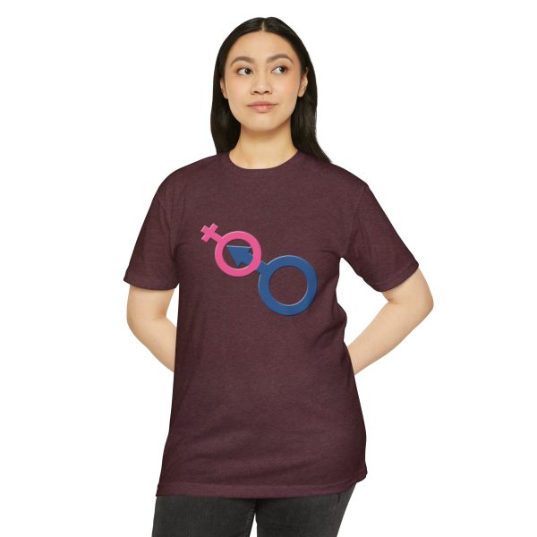 Unisex CVC Jersey T-shirt - Man In Woman - Image 78