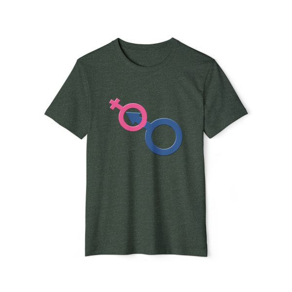 Unisex Recycled Organic T-Shirt - Man In Woman - Image 2