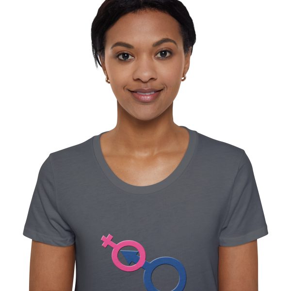 Women's Organic Short Sleeve T-Shirt - Man In Woman - Image 5