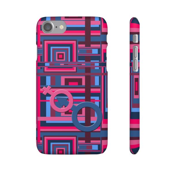 Snap Cases - Man In Woman Geometric BG - Image 132