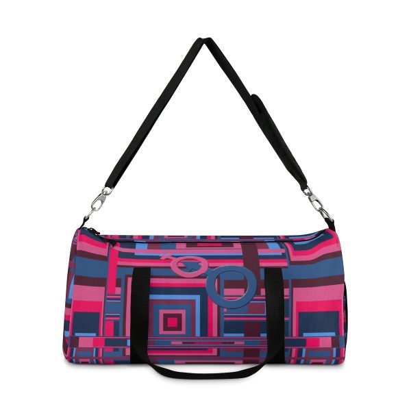 Duffel Bag - Man In Woman Geometric BG - Image 2