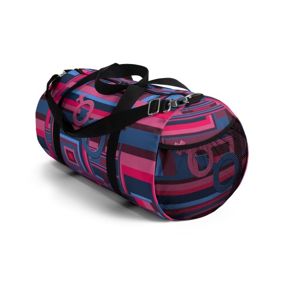 Duffel Bag - Man In Woman Geometric BG - Image 4
