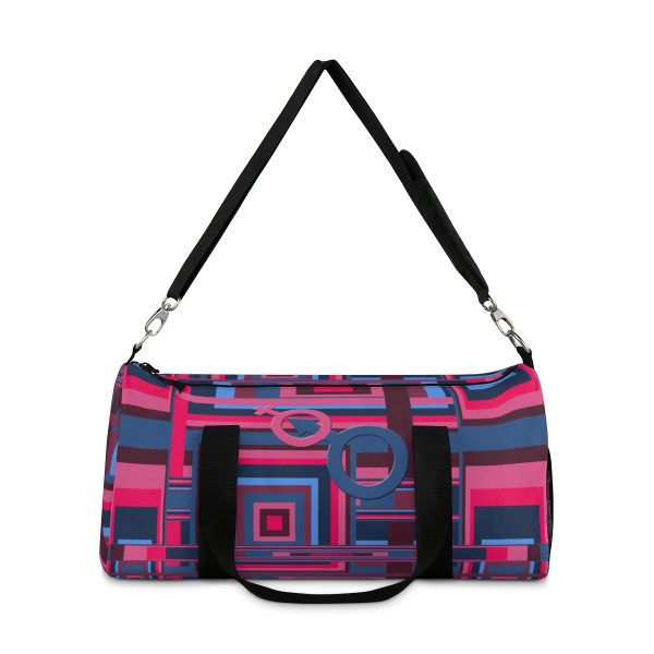 Duffel Bag - Man In Woman Geometric BG - Image 9