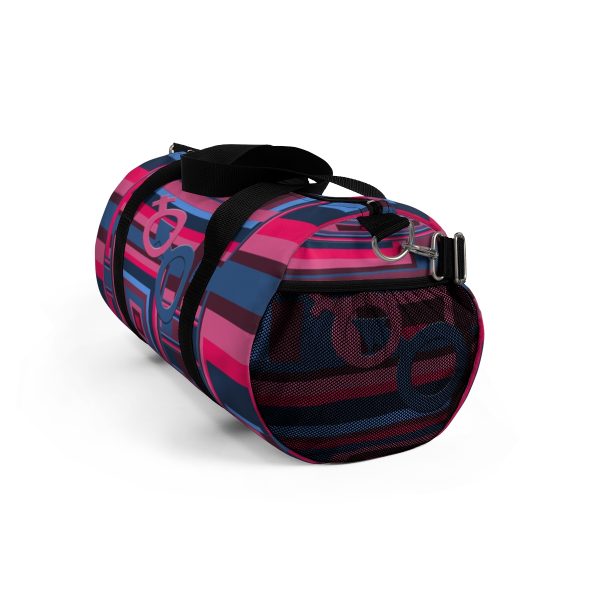 Duffel Bag - Man In Woman Geometric BG - Image 11