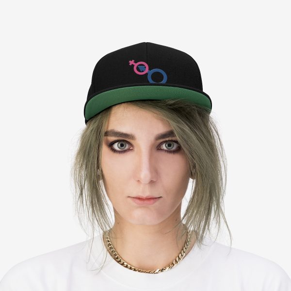 Unisex Flat Bill Hat - Man In Woman - Image 7