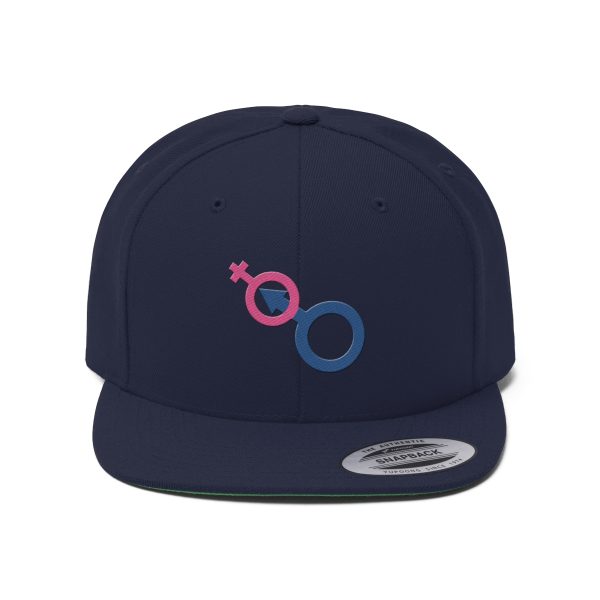 Unisex Flat Bill Hat - Man In Woman - Image 26