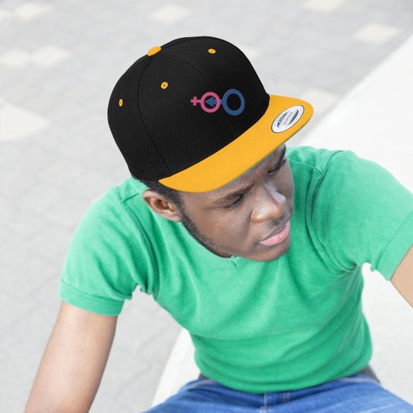 Unisex Flat Bill Hat - Man In Woman - Image 20