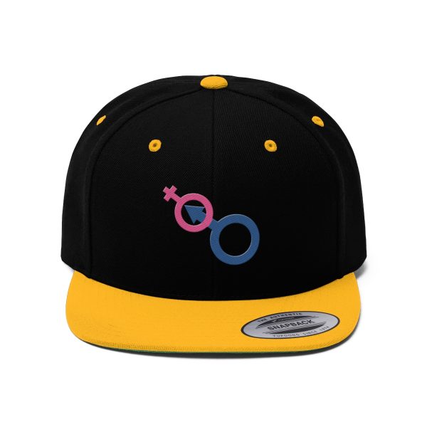 Unisex Flat Bill Hat - Man In Woman - Image 16