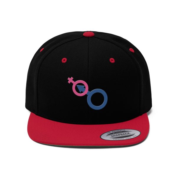 Unisex Flat Bill Hat - Man In Woman - Image 11