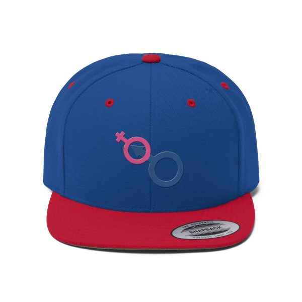 Unisex Flat Bill Hat - Man In Woman - Image 2